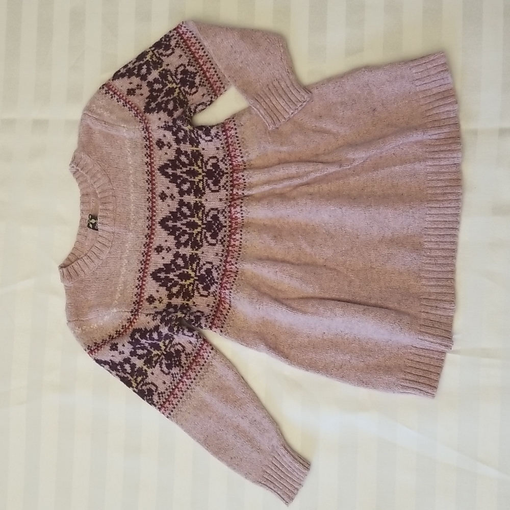 Sweet Ivy Toddler Girl Lavendar Sweater Dress